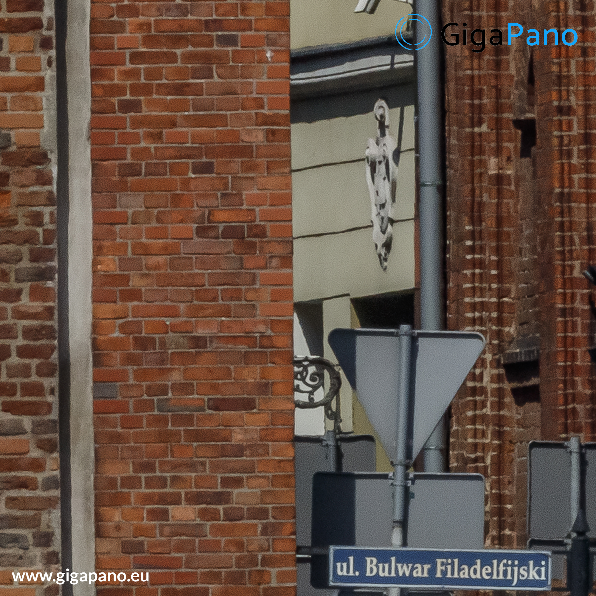 100% wycinek z 35-Gigapikselowej panoramy Torunia
